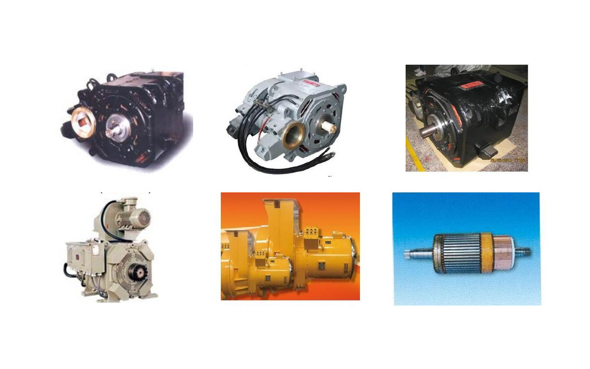 Motores de tração, alternador e armadura para locomotivas série 761